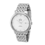 Omega De Ville Prestige Co-Axial Silver Dial Silver Steel Strap Watch for Men - 424.10.40.20.02.003 Buy Now By Omega