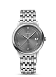Omega De Ville Prestige Co-Axial Automatic Grey Dial Silver Steel Strap Watch for Men - 424.10.40.20.06.001 Buy Now By Omega