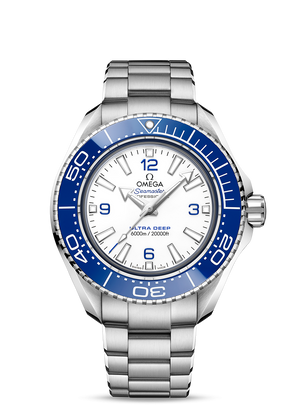 Omega Planet Ocean 6000M Co Axial Master Chronometer 45.5mm White Dial Silver Steel Strap Watch for Men - 21530462104001 Buy Now By Omega