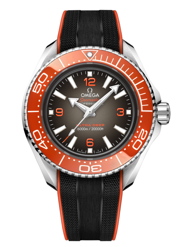 Omega Seamaster Planet Ocean 6000M Co Axial Master Chronograph Black Dial Black Rubber Strap Watch for Men - 21532462106001 Buy Now By Omega