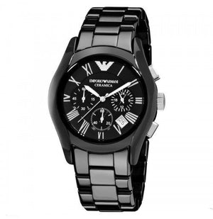 Emporio Armani Black Ceramic Dial Ceramic Strap Watch For Women - AR1401 Buy Now By Emporio Armani