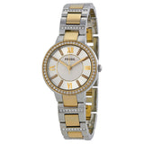 Fossil Virginia Silver Dial Two Tone Steel Strap Watch for Women - ES3503 Buy Now By Fossil