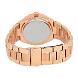 Guess Viva Diamonds White Dial Rose Gold Steel Strap Watch for Women - W0111L3 Buy Now By Guess