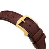Gucci Grip Yellow Gold Dial Maroon Leather Strap Unisex Watch - YA157411 Buy Now By Gucci