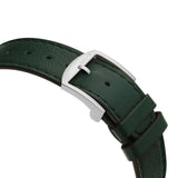 Gucci Grip Silver Dial Green Leather Strap Unisex Watch - YA157412 Buy Now By Gucci