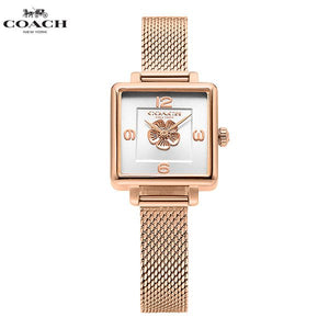Coach Cass White Dial Rose Gold Mesh Bracelet Watch for Women - 14503698 Buy Now By Coach