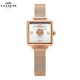 Coach Cass White Dial Rose Gold Mesh Bracelet Watch for Women - 14503698 Buy Now By Coach