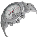 Gucci G Chrono Chronograph White Dial Silver Steel Strap Watch For Men - YA101339 Buy Now By Gucci