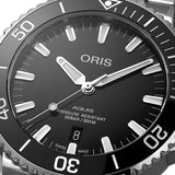 Oris Aquis Date Black Dial Silver Steel Strap Watch for Men - 0173377304134-0782405PEB Buy Now By Oris