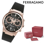 Salvatore Ferragamo Sapphire Chrono Black Dial Black Rubber Strap Watch for Men - SFME00721 Buy Now By Salvatore Ferragamo