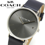 Coach Charles Grey Dial Black Leather Strap Watch for Men - 14602150 Buy Now By Coach