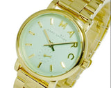Marc Jacobs Baker Mint Green Dial Gold Steel Strap Watch for Women - MBM3284 Buy Now By Marc Jacobs