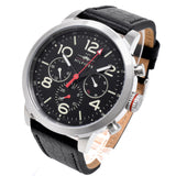 Tommy Hilfiger Jake Chronograph Black Dial Black Leather Strap Watch for Men - 1791232 Buy Now By Tommy Hilfiger