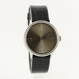 Calvin Klein Accent Black Dial Black Leather Strap Watch for Women - K2Y2Y1C3 Buy Now By Calvin Klein