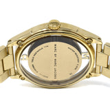 Marc Jacobs Marc Tether Transparent Gold Dial Gold Steel Strap Watch for Women - MBM3413 Buy Now By Marc Jacobs
