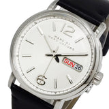 Marc Jacobs Fergus White Dial Black Leather Strap Watch for Men - MBM5076 Buy Now By Marc Jacobs