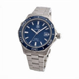 Tag Heuer Aquaracer Calibre 5 Automatic Blue Dial Silver Steel Strap Watch for Men - WAK2111.BA0830 Buy Now By Tag Heuer