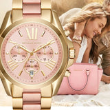 Michael Kors Bradshaw Gold Dial Two Tone Steel Strap Watch for Women - MK6359 Buy Now By Michael Kors