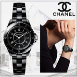 Chanel J12 Quartz Black Dial Black Steel Strap Watch for Women - J12 H5695 Buy Now By Chanel