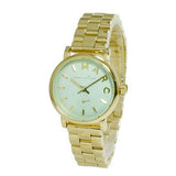 Marc Jacobs Baker Mint Green Dial Gold Steel Strap Watch for Women - MBM3284 Buy Now By Marc Jacobs