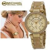 Michael Kors Parker Gold DIal Gold Steel Strap Watch for Women - MK5842 Buy Now By Michael Kors