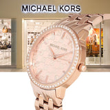 Michael Kors Argyle Quartz Rose Gold Dial Rose Gold Steel Strap Watch For Women - MK3156 Buy Now By Michael Kors