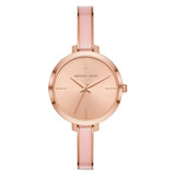 Michael Kors Jaryn Analog Gold Dial Pink Steel Strap Watch For Women - MK4343 Buy Now By Michael Kors
