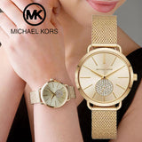 Michael Kors Portia Gold Dial Gold Mesh Bracelet Watch for Women - MK3844 Buy Now By Michael Kors