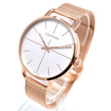 Calvin Klein Even White Dial Rose Gold Mesh Bracelet Watch for Women - K7B21626 Buy Now By Calvin Klein