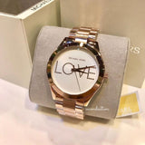 Michael Kors Slim Runway White Dial Rose Gold Steel Strap Watch For Women - MK3804 Buy Now By Michael Kors