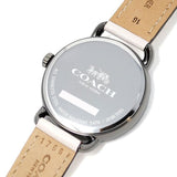 Coach Delancey Crystals White Dial White Leather Strap Watch For Women - 14502888 Buy Now By Coach