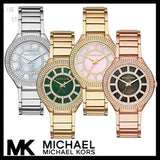 Michael Kors Kerry Green Dial Gold Steel Strap Watch for Women - MK3409 Buy Now By Michael Kors