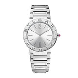 Bvlgari Bvlgari Lady Silver Dial Silver Steel Strap Watch for Women - BVLGARI103575 Buy Now By Bvlgari