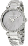 Michael Kors Parker Mother of Pearl Silver Steel Strap Watch for Women - MK6424 Buy Now By Michael Kors
