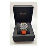 Hugo Boss Energy Chronograph Quartz Black Dial Orange Rubber Strap Watch For Men - 1513970 Buy Now By Hugo Boss