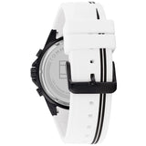 Tommy Hilfiger Aiden Chronograph White Dial White Rubber Strap Watch For Men - 1791862 Buy Now By Tommy Hilfiger