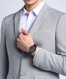 Guess Commander Black Dial Black Rubber Strap Watch for Men - GW0211G3 Buy Now By Guess