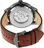 Fossil Townsman Automatic Skeleton Black Dial Brown Leather Strap Watch for Men - ME3181 Buy Now By Fossil