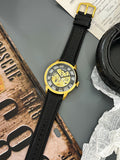 Fossil Townsman Automatic Skeleton Black Dial Black Leather Strap Watch for Men - ME3210 Buy Now By Fossil