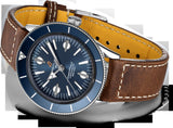 Breitling Superocean Heritage '57 Blue Dial Brown Leather Strap Watch for Men - A10370161C1X1 Buy Now By Breitling