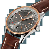 Breitling Navitimer Automatic 41 Grey Dial Brown Leather Strap Watch for Men - U17326121M1P1 Buy Now By Breitling