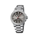 Oris Aquis Date Relief Grey Dial Silver Steel Strap Watch for Men - 0173377304153-0782405PEB Buy Now By Oris