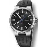 Oris TT1 Day Date Black Dial Black Rubber Strap Watch for Men - 0173577524154-0742406FC Buy Now By Oris