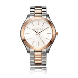 Michael Kors Slim Runway White Dial Two Tone Steel Strap Watch for Women - MK3204 Buy Now By Michael Kors