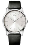 Calvin Klein City White Dial Black Leather Strap Watch For Men - K2G211C6 Buy Now By Calvin Klein