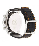 Calvin Klein City Chronograph Black Dial Black Leather Strap Watch for Men - K2G271C1 Buy Now By Calvin Klein