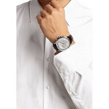 Hugo Boss Driver Chronograph Silver Dial Brown Leather Strap Watch For Men - 1512881 Buy Now By Hugo Boss