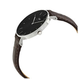 Daniel Wellington Classic Petite York Black Dial Brown Leather Strap Watch For Women - DW00100182 Buy Now By Daniel Wellington