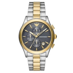 Emporio Armani Paolo Chronograph Grey Dial Two Tone Steel Strap Watch For Men - AR11527 Buy Now By Emporio Armani