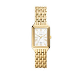 Fossil Raquel Three Hand Date White Dial Gold Steel Strap Watch For Women - ES5220 Buy Now By Fossil